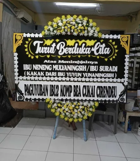 Papan Bunga Duka Pondok Cabe Ilir
